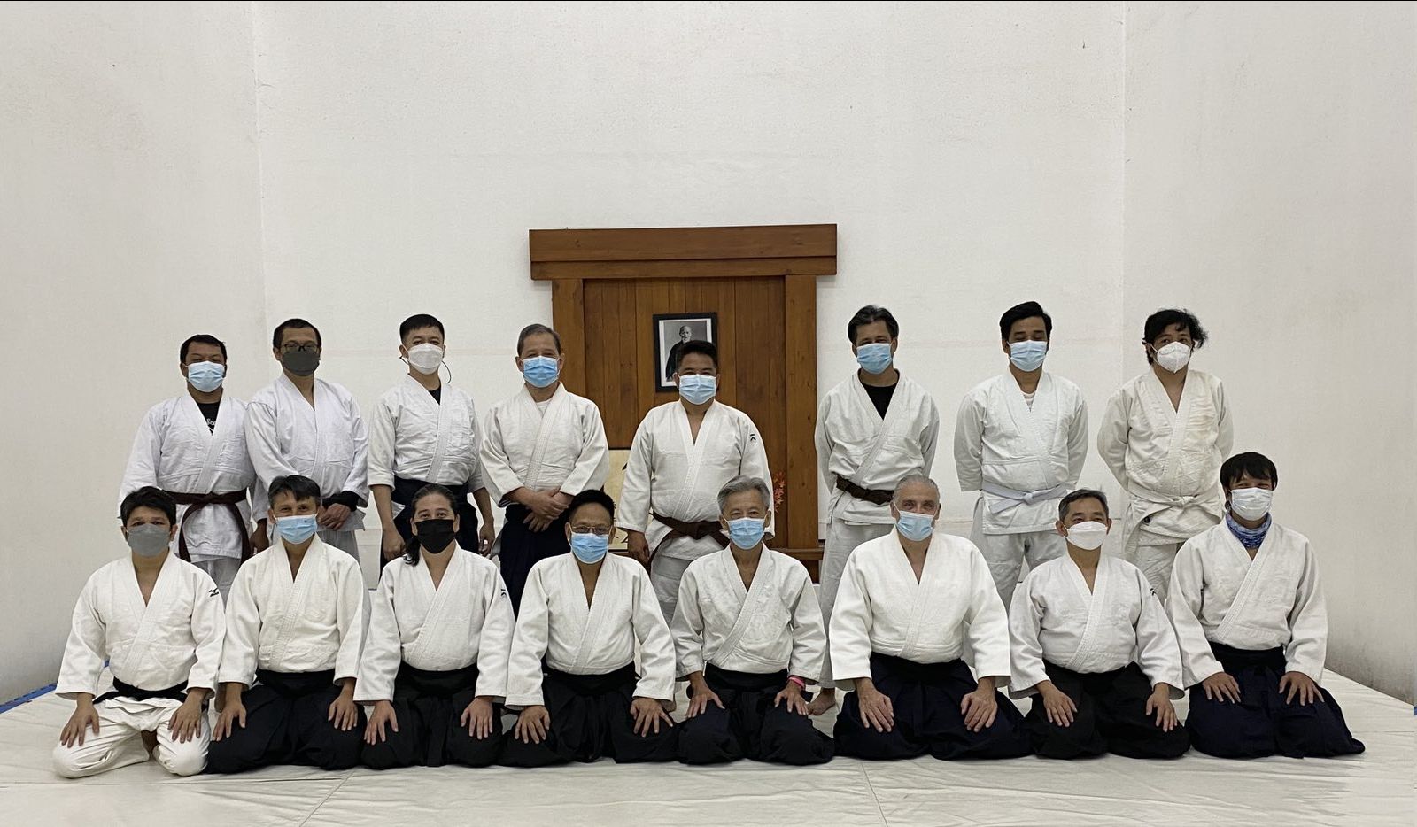 MAC members at the first keiko since the pandemic lockdowns, April 2, 2022