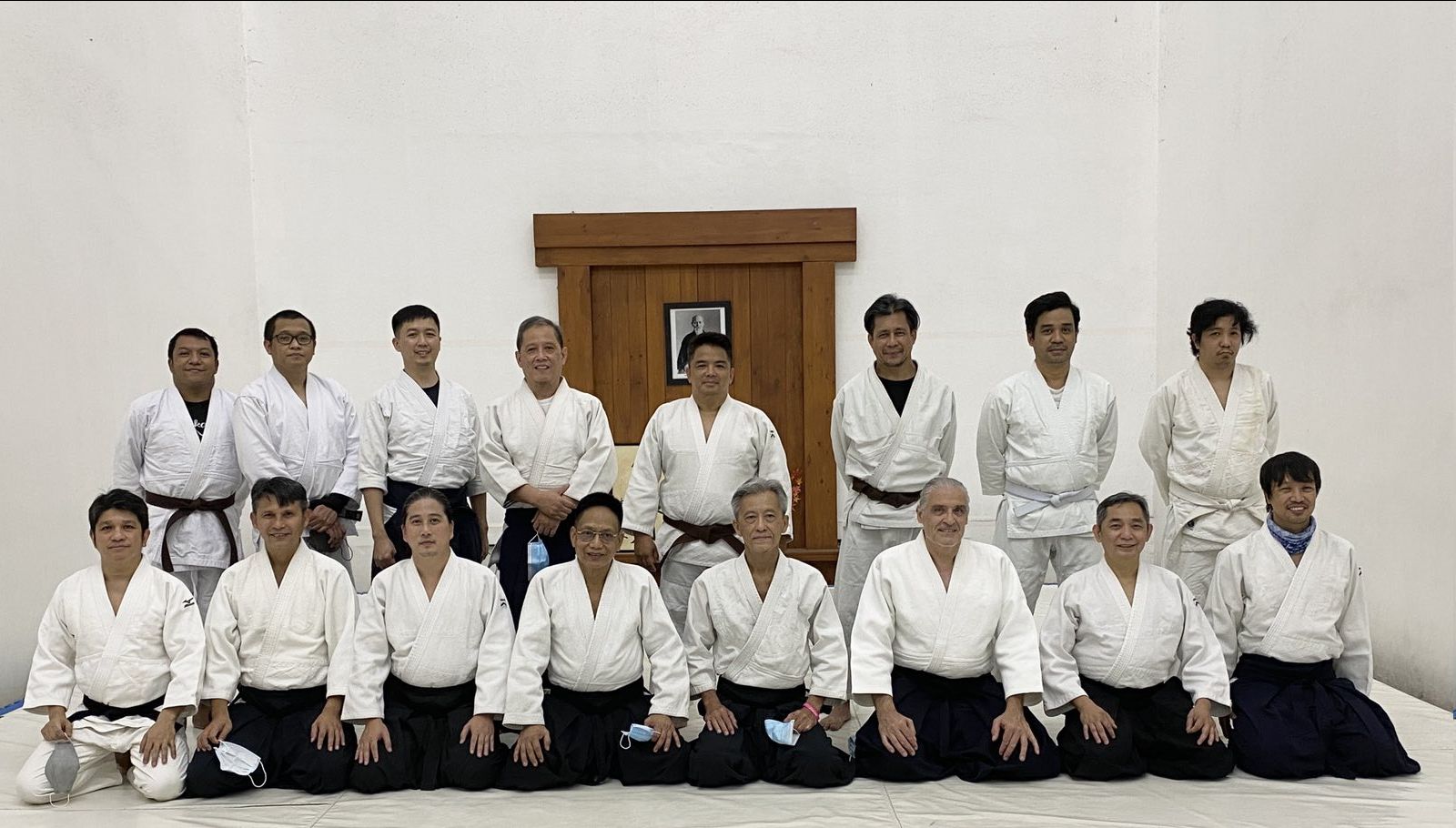 MAC members at the first keiko since the pandemic lockdowns, April 2, 2022