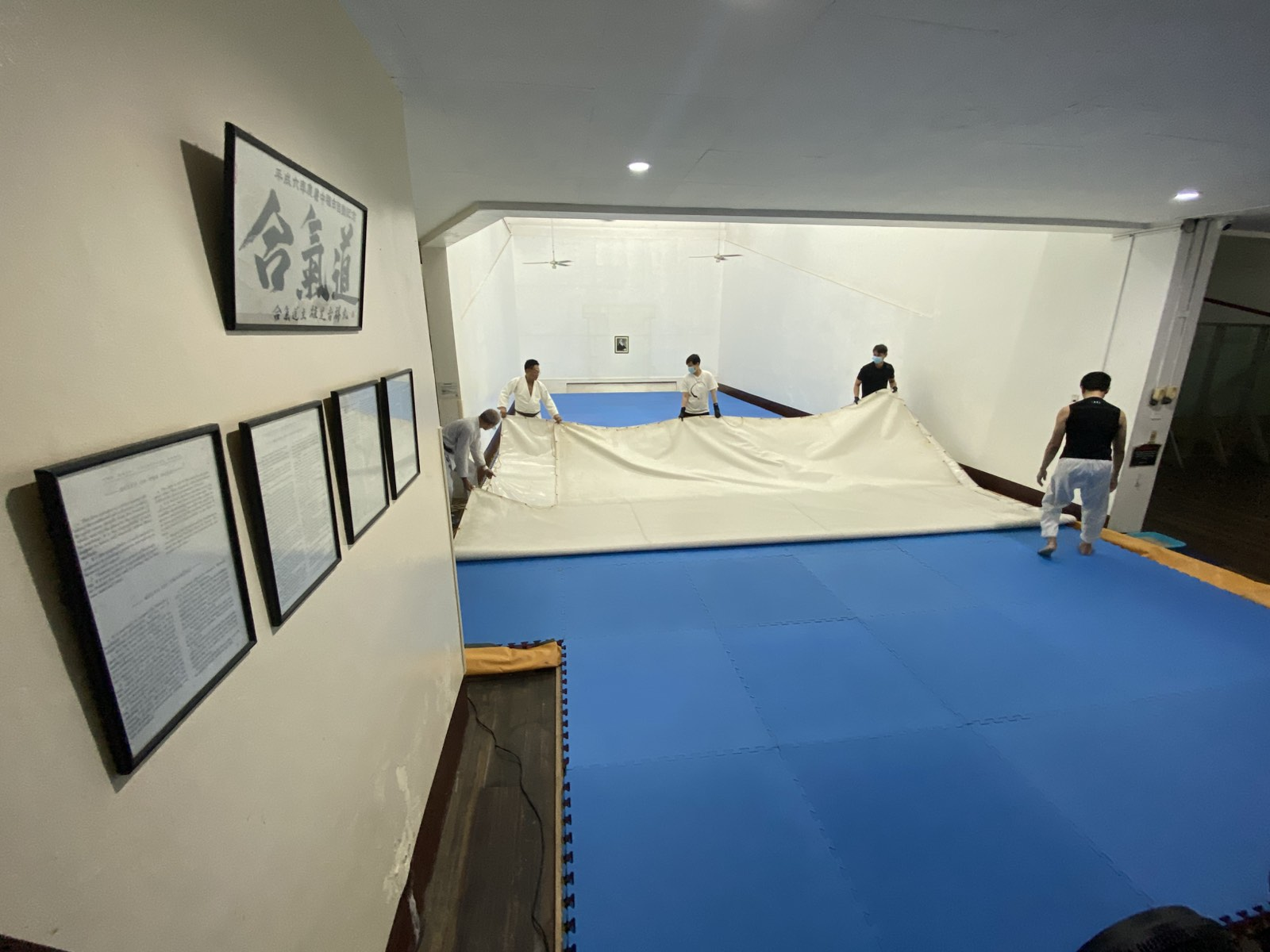 Leaving squash court #3